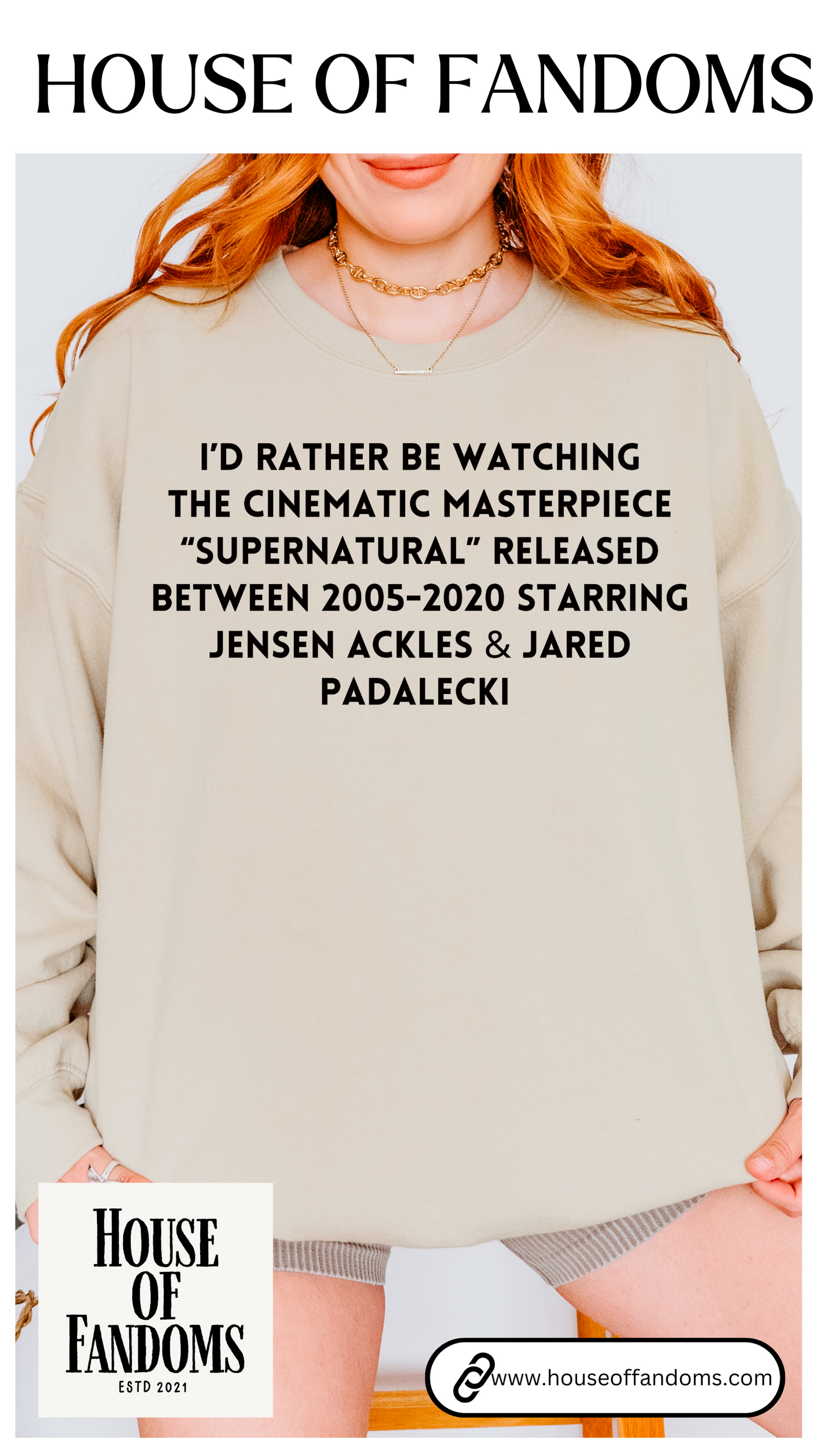 Supernatural TV Show Sweatshirt