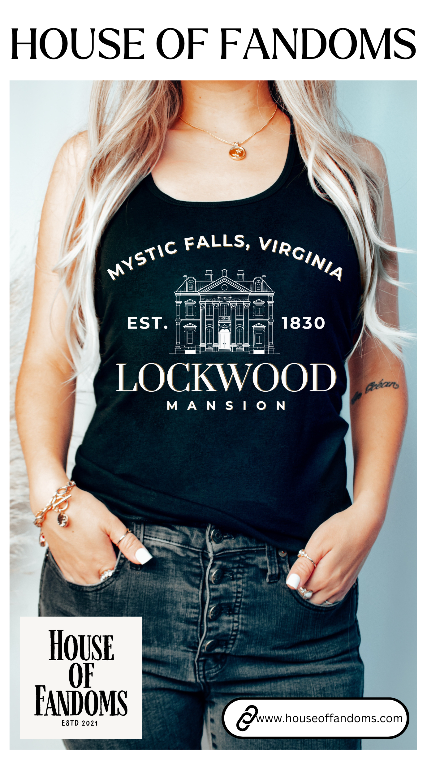 The Vampire Diaries TV Show Shirt Tank - Tyler Lockwood