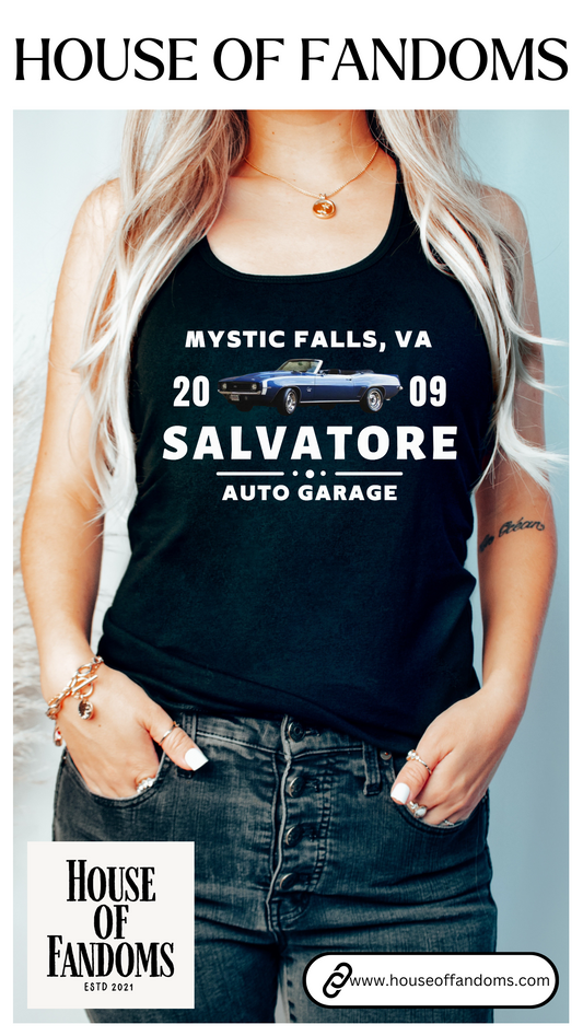 The Vampire Diaries TV Show Shirt Tank - Salvatore Garage