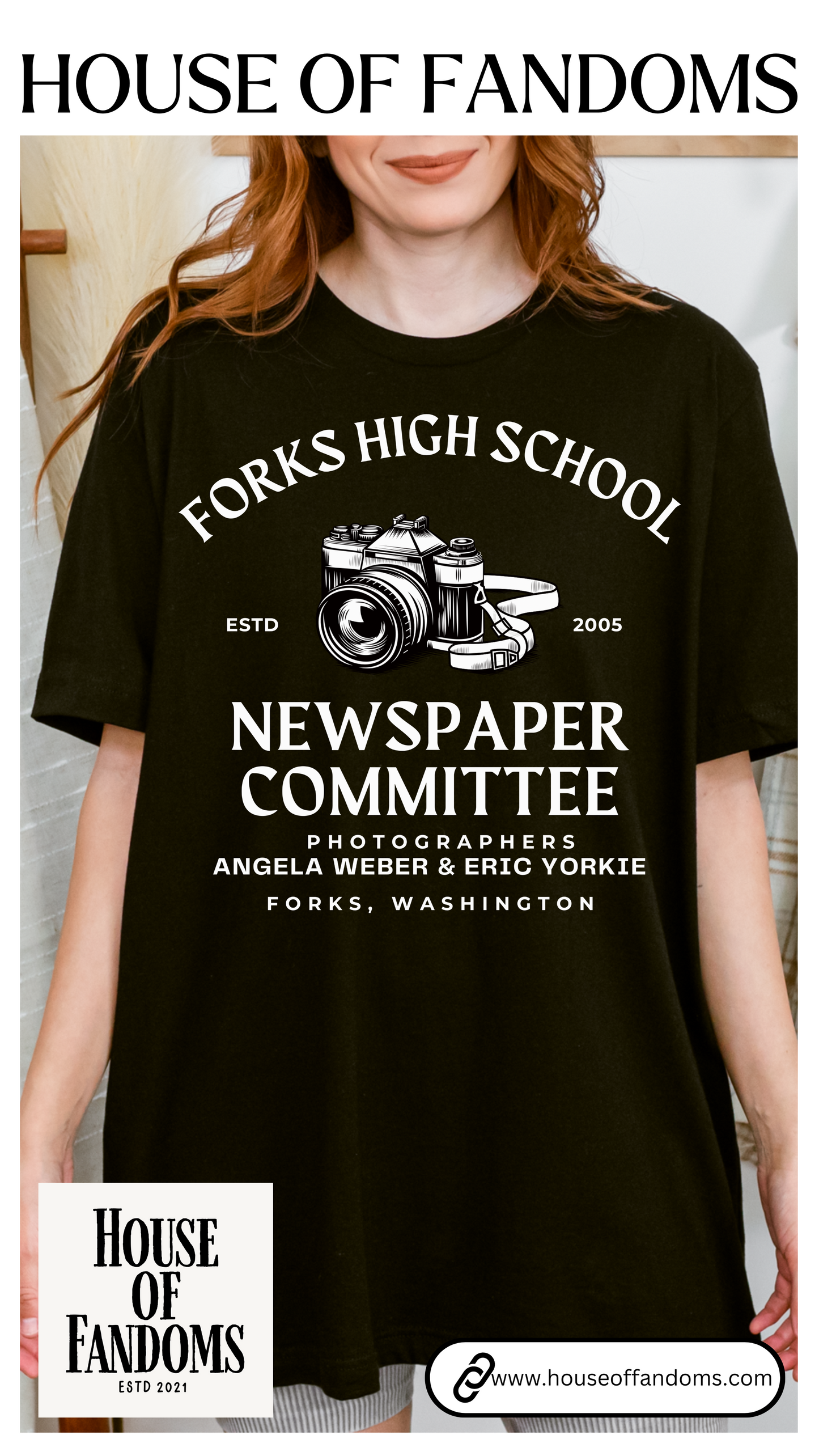 Twilight Saga Movie Book Shirt - Forks High School Newspaper Committee