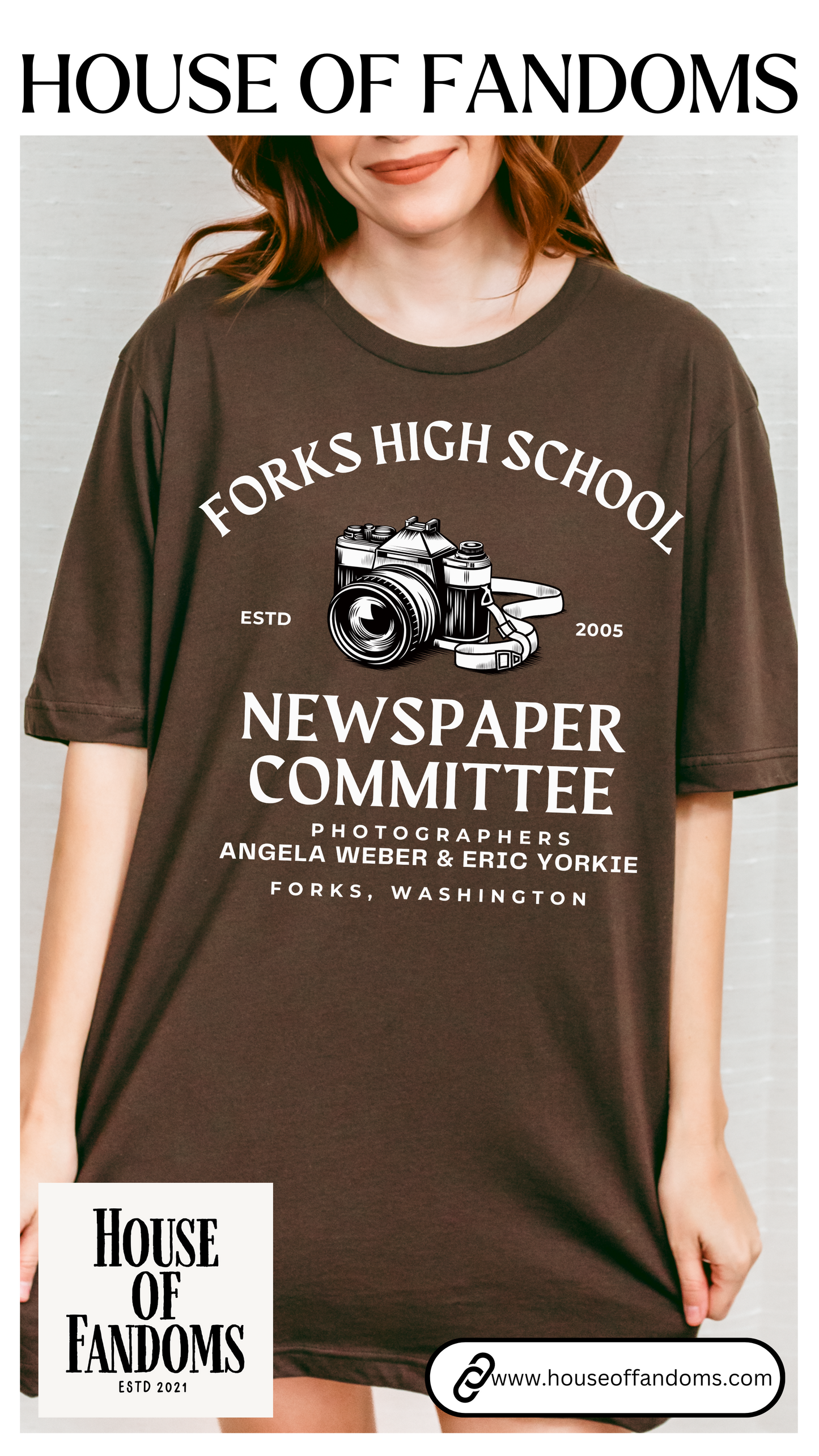 Twilight Saga Movie Book Shirt - Forks High School Newspaper Committee