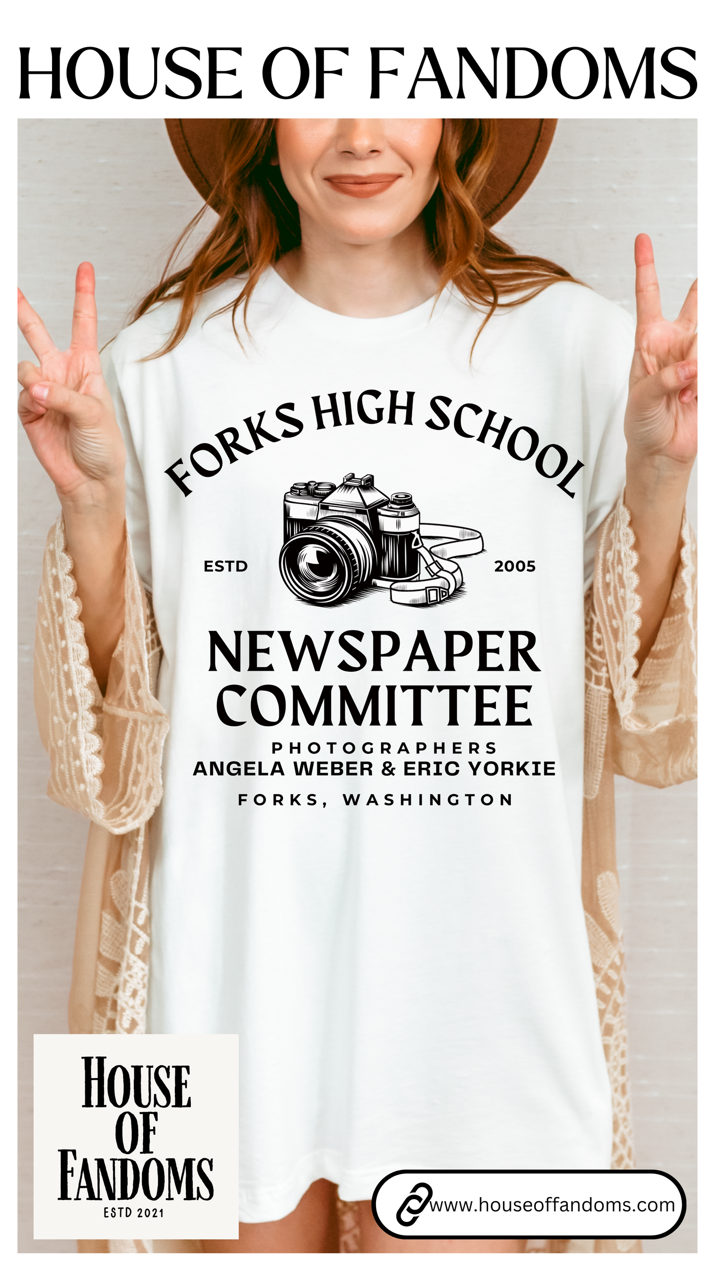 Twilight Saga Movie Book Shirt - Forks High School Newspaper Committee