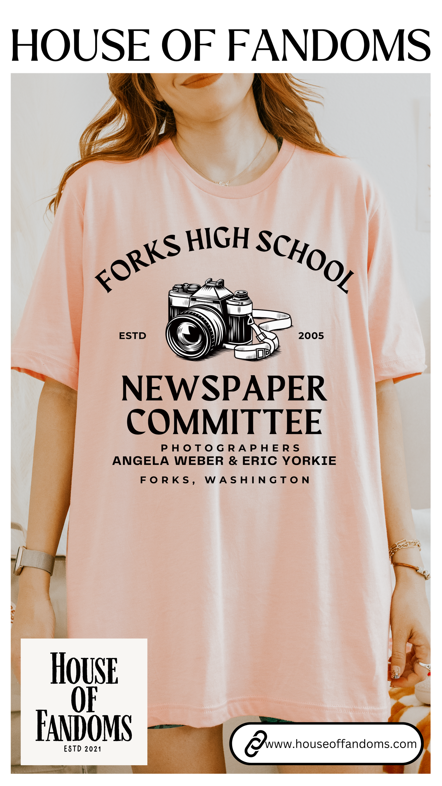 Twilight Saga Movie Book Shirt - Forks High School Newspaper Committee