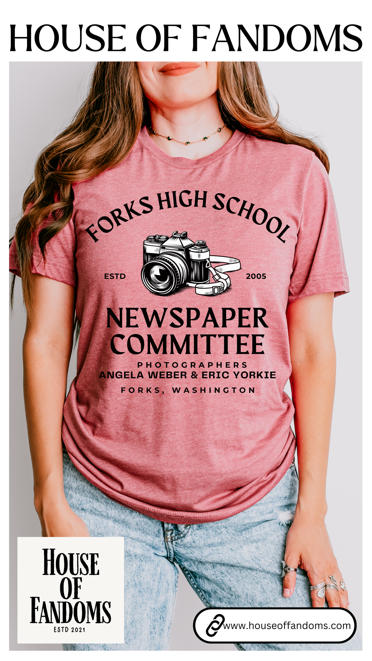 Twilight Saga Movie Book Shirt - Forks High School Newspaper Committee