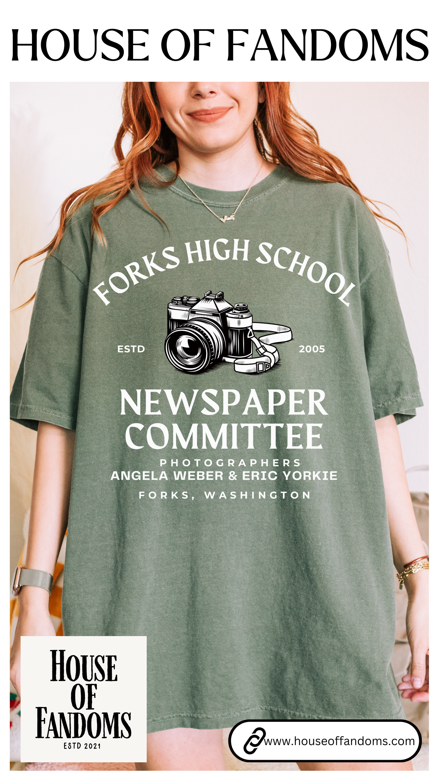 Comfort Colors® Twilight Saga Movie Book Shirt - Forks High School Newspaper Committee