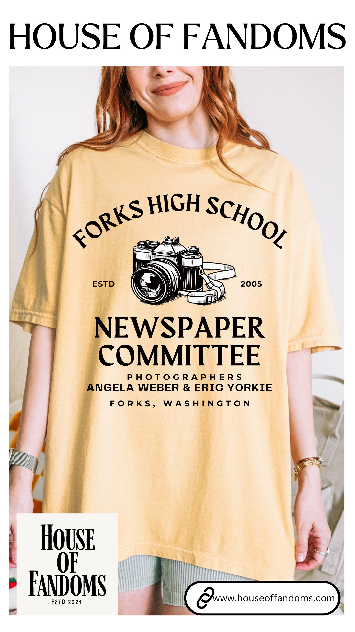 Comfort Colors® Twilight Saga Movie Book Shirt - Forks High School Newspaper Committee