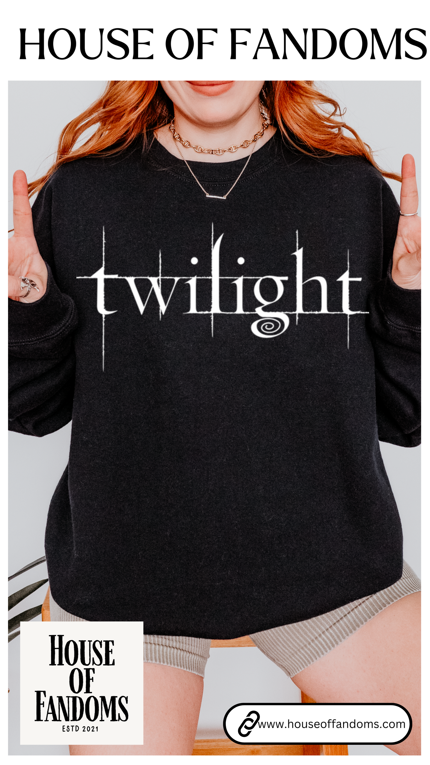 Twilight Saga Movie Book Sweatshirt