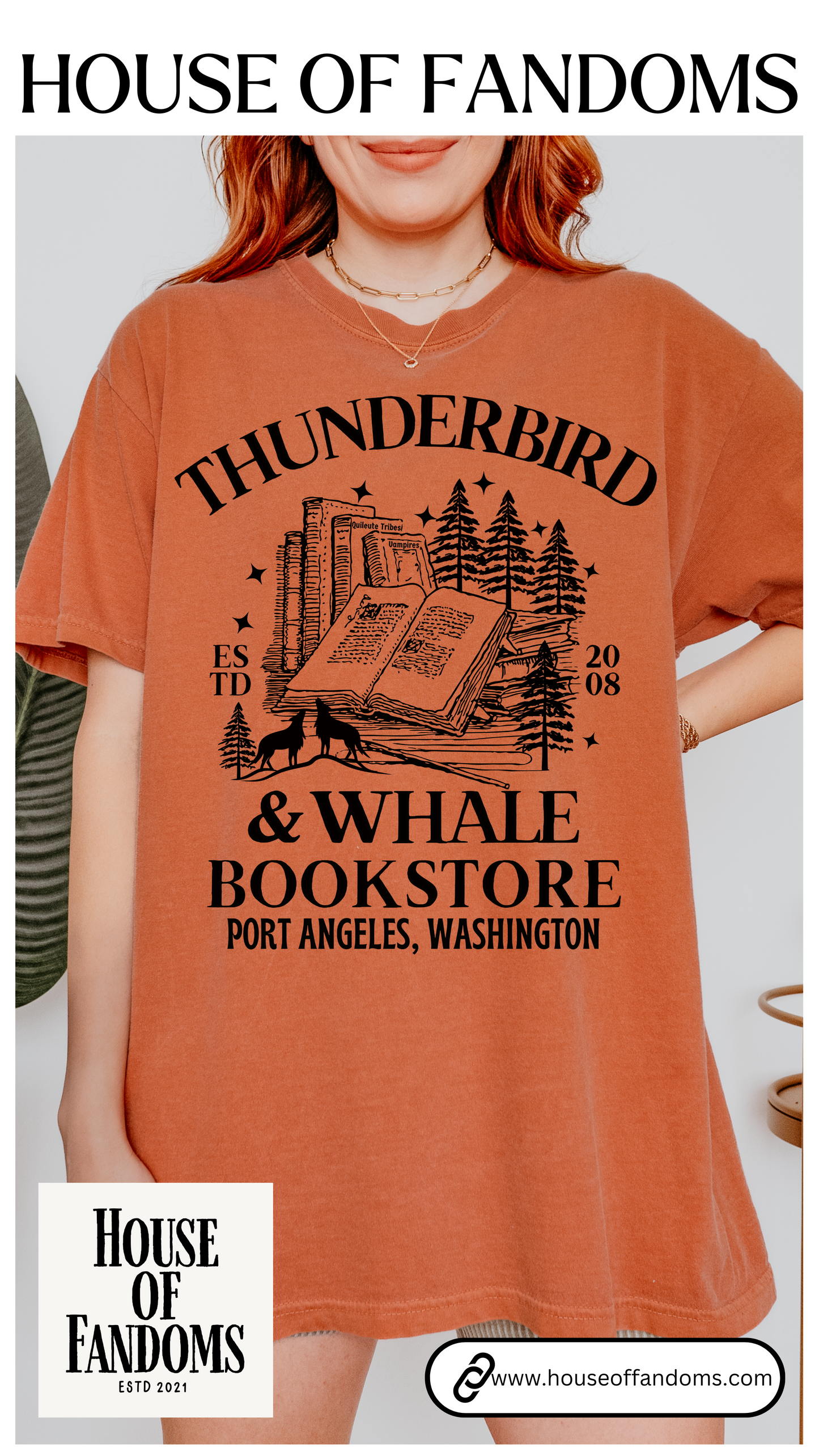 Comfort Colors® Twilight Saga Movie Book Shirt - Thunderbird and Whale Bookstore