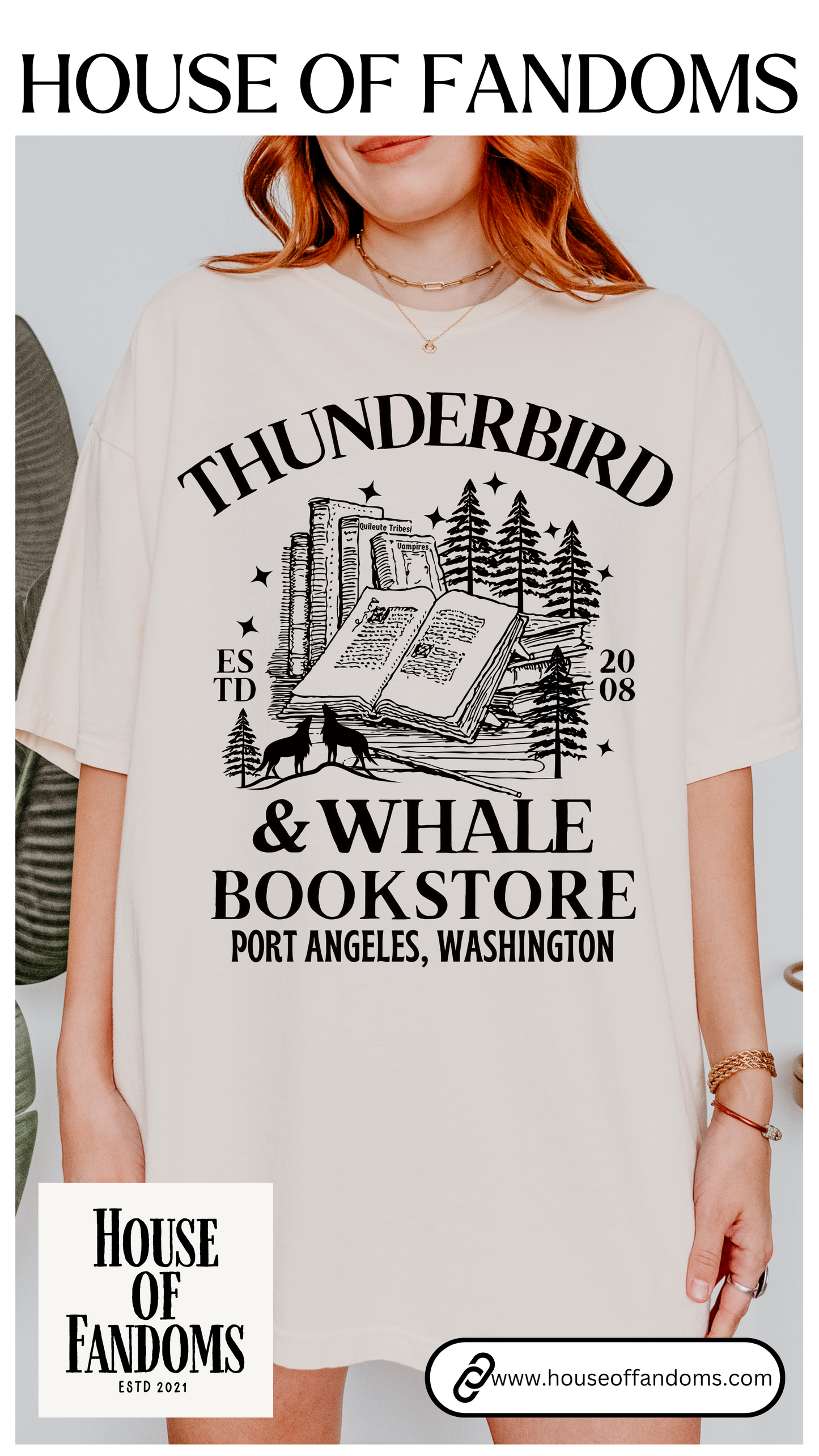 Comfort Colors® Twilight Saga Movie Book Shirt - Thunderbird and Whale Bookstore