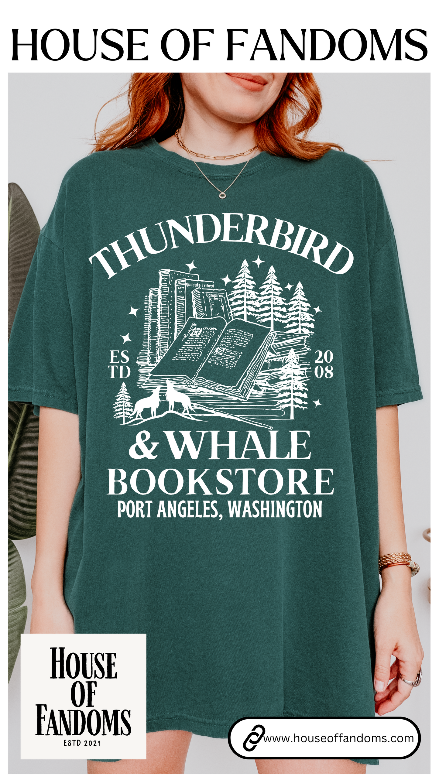 Comfort Colors® Twilight Saga Movie Book Shirt - Thunderbird and Whale Bookstore