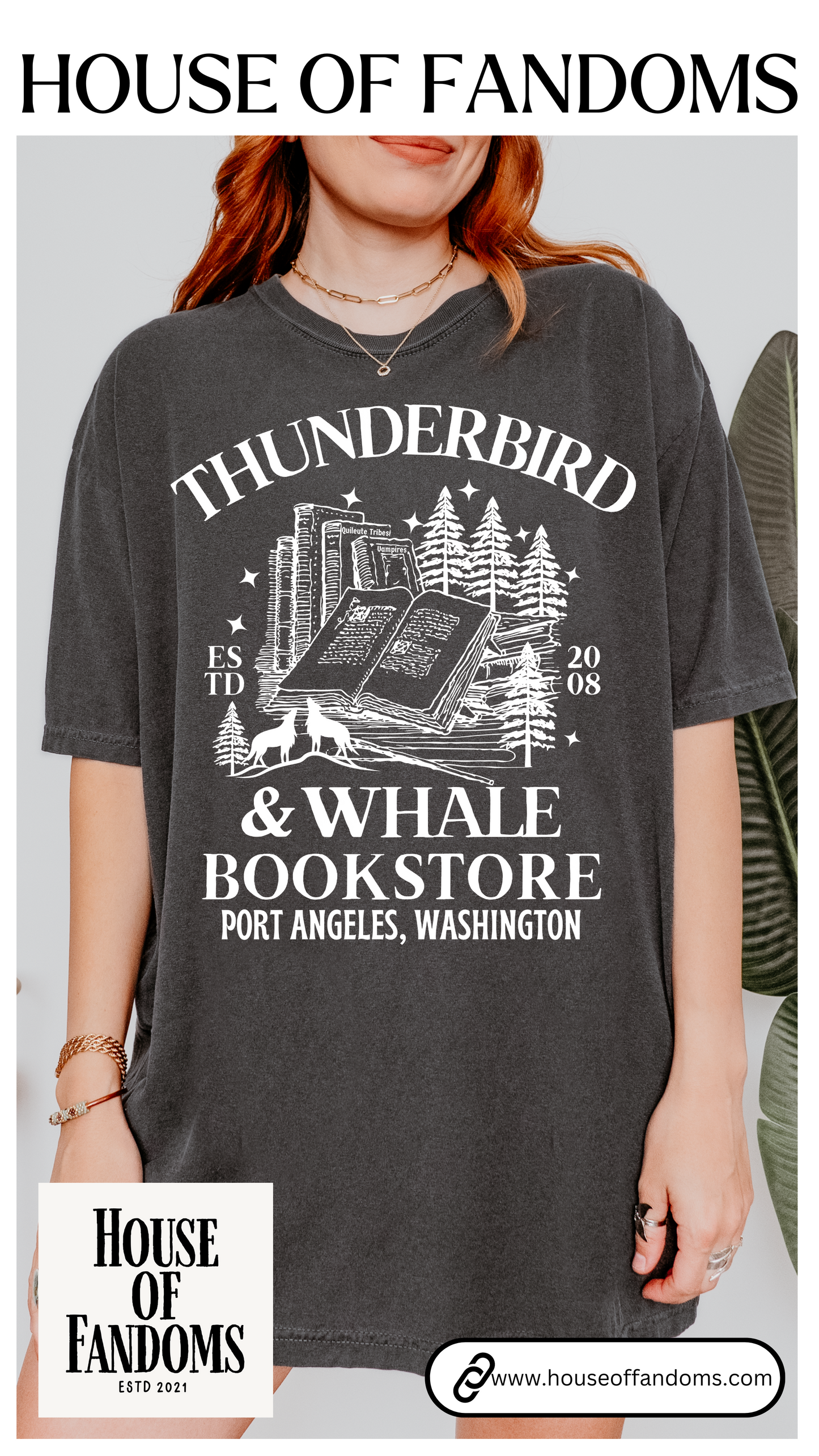 Comfort Colors® Twilight Saga Movie Book Shirt - Thunderbird and Whale Bookstore