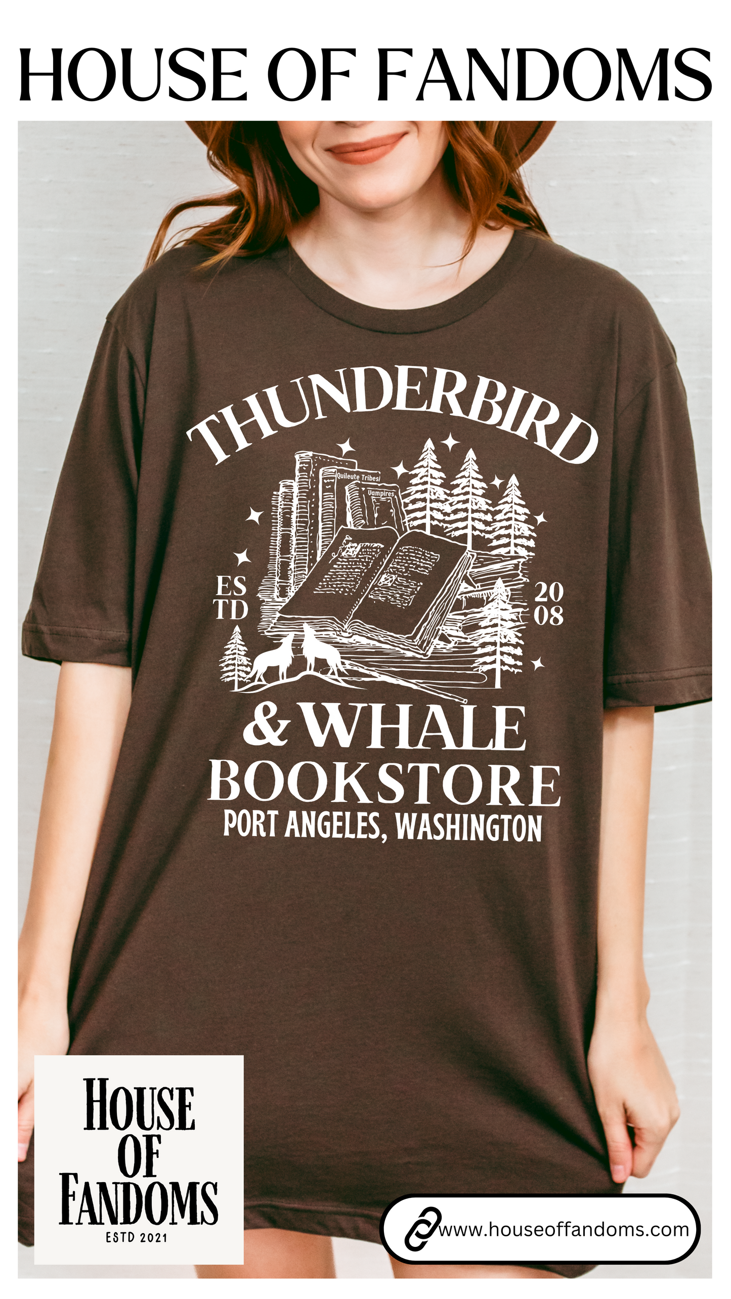 Twilight Saga Movie Book Shirt - Thunderbird and Whale Bookstore