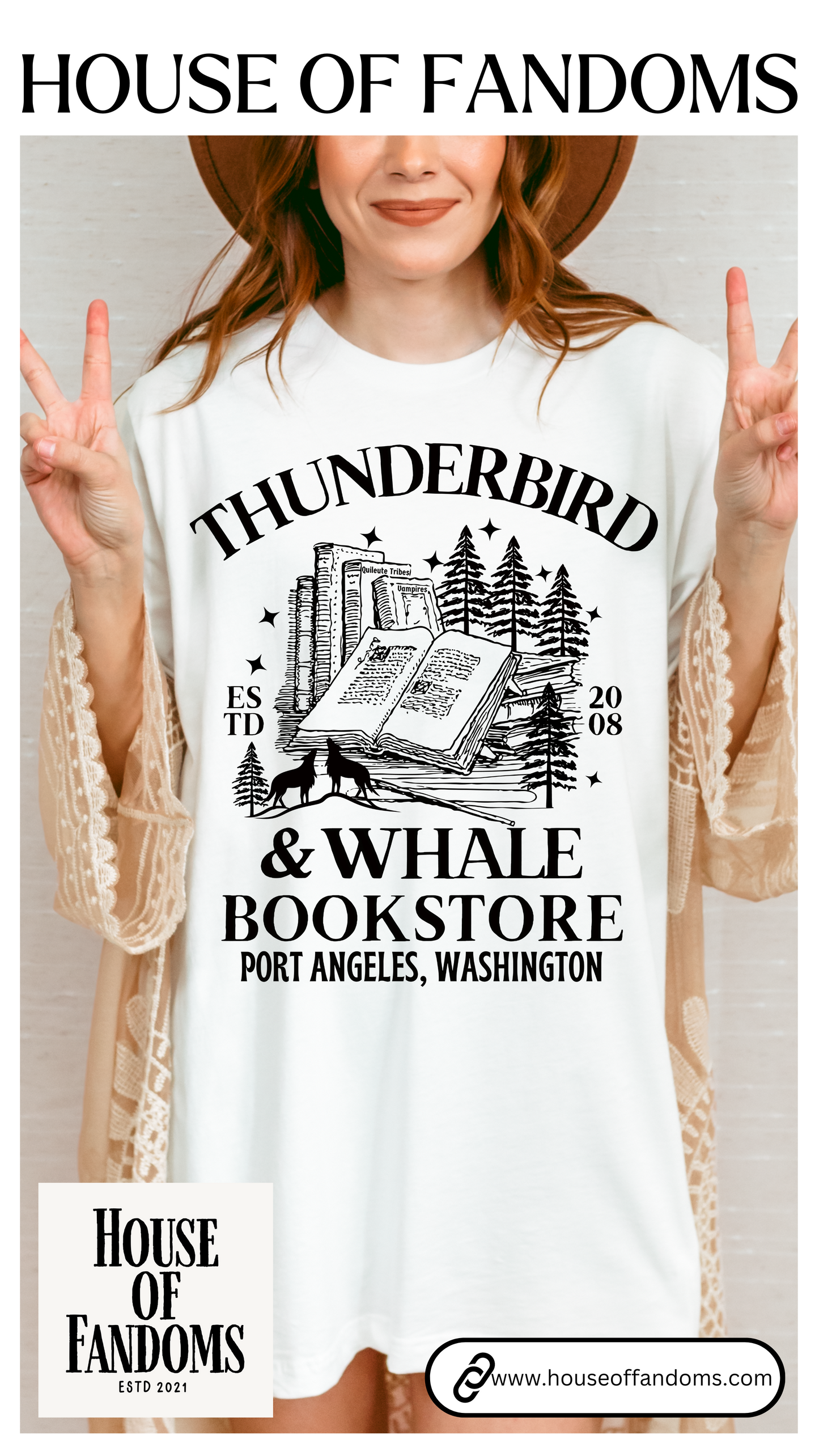 Twilight Saga Movie Book Shirt - Thunderbird and Whale Bookstore