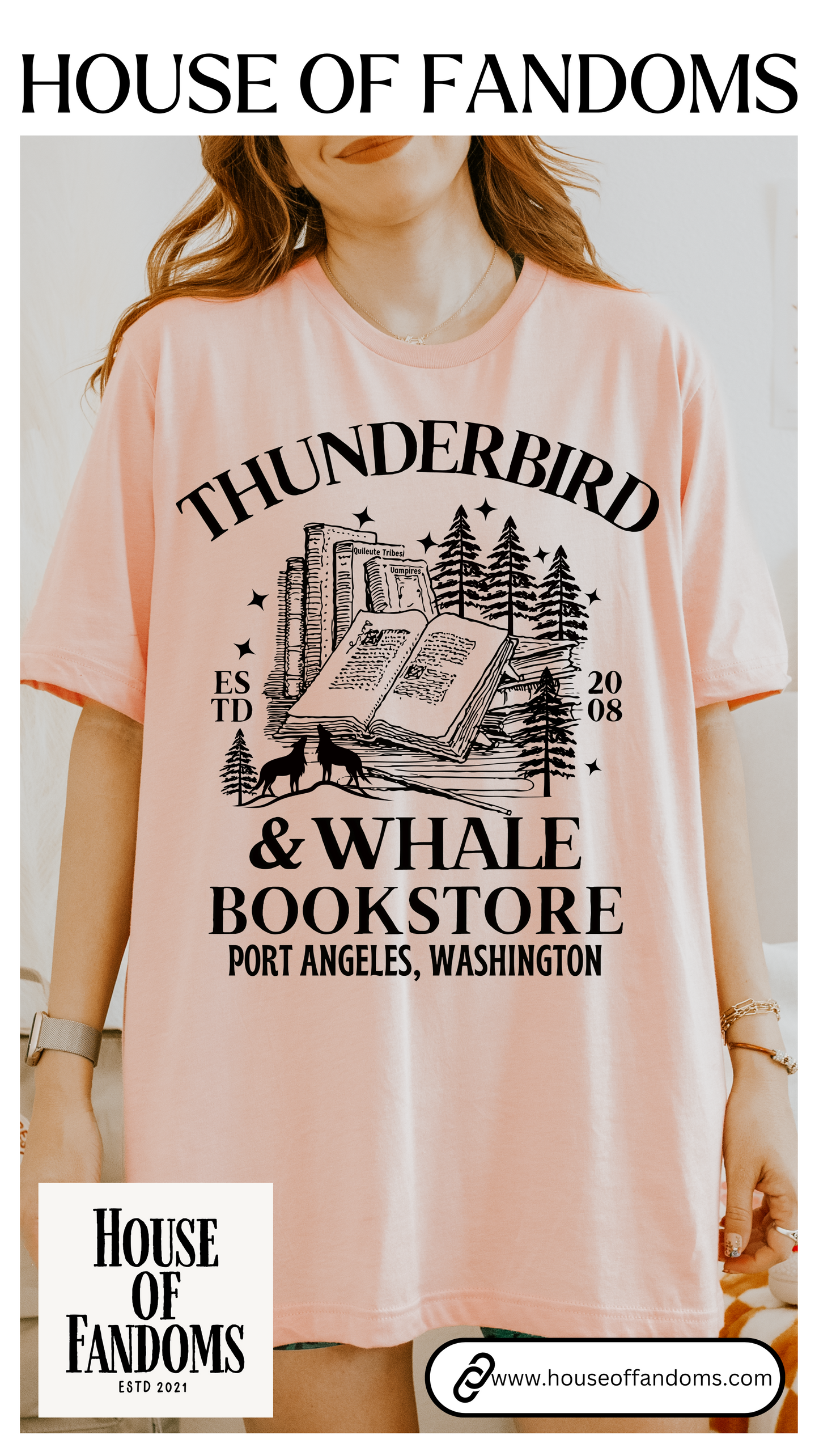 Twilight Saga Movie Book Shirt - Thunderbird and Whale Bookstore