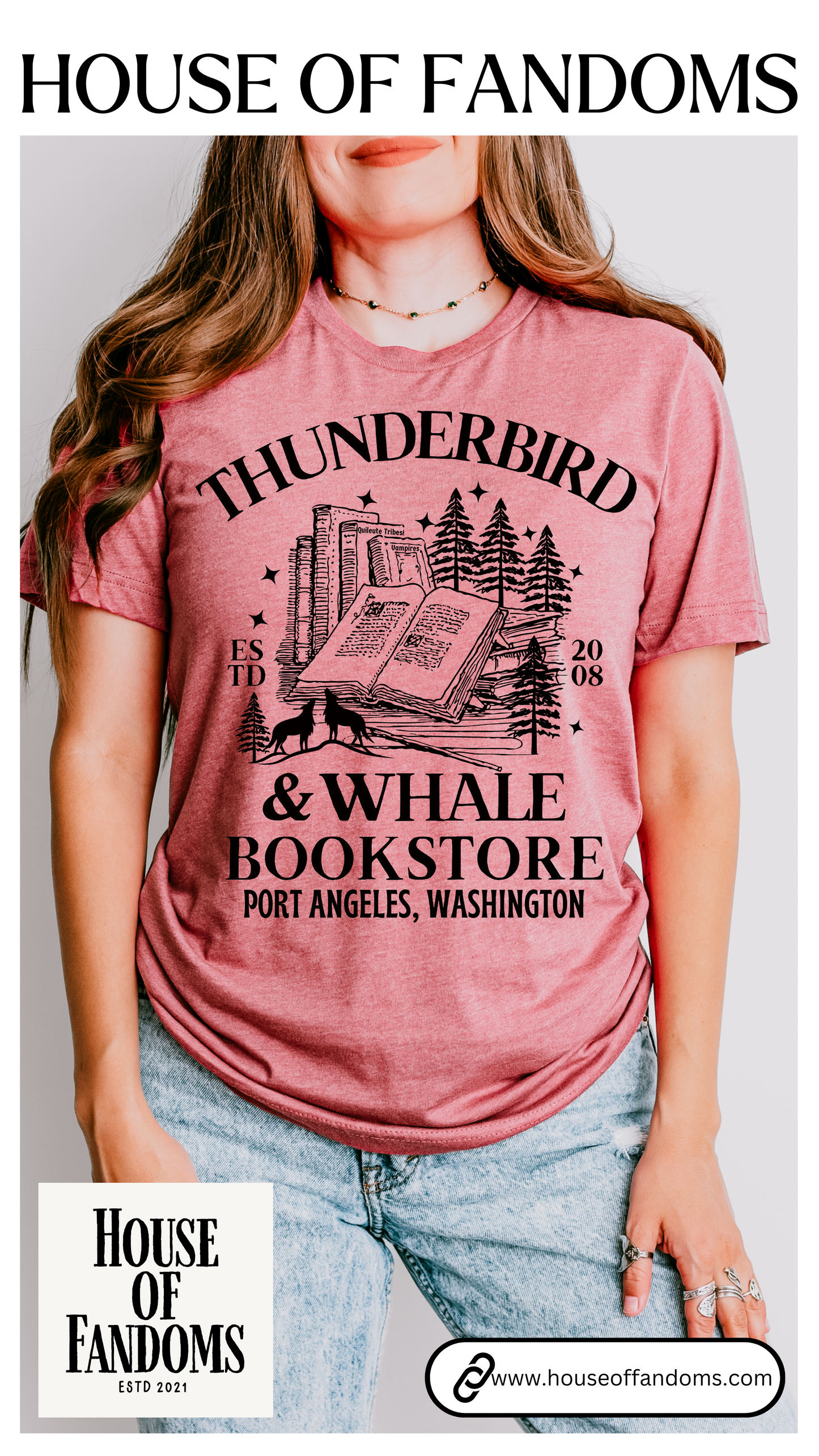 Twilight Saga Movie Book Shirt - Thunderbird and Whale Bookstore