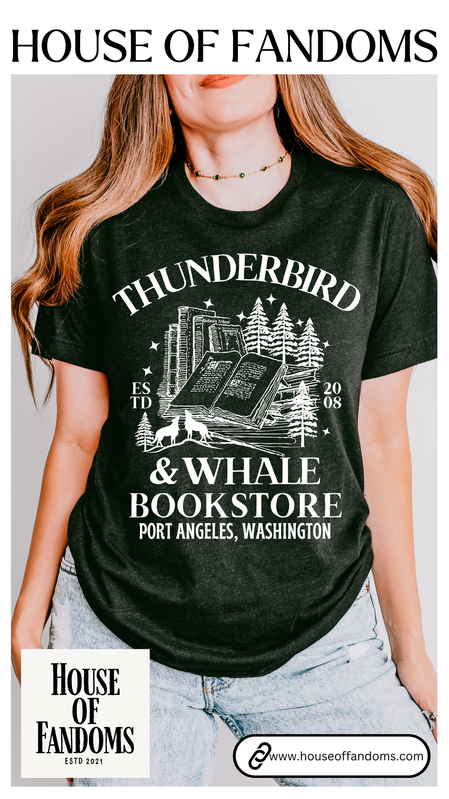 Twilight Saga Movie Book Shirt - Thunderbird and Whale Bookstore