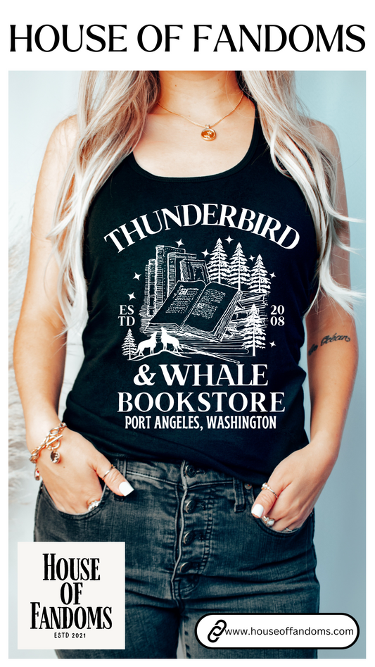 Twilight Saga Movie Book Shirt Tank - Thunderbird and Whale