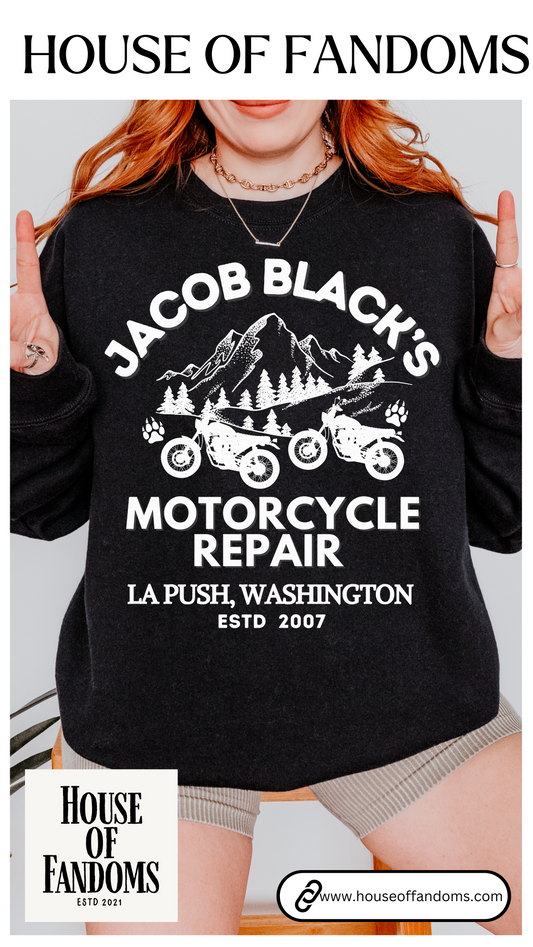 Twilight Saga Movie Book Sweatshirt - Jacob Black