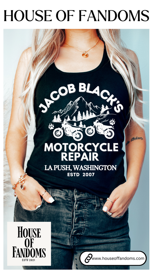 Twilight Saga Movie Book Shirt Tank - Jacob Black