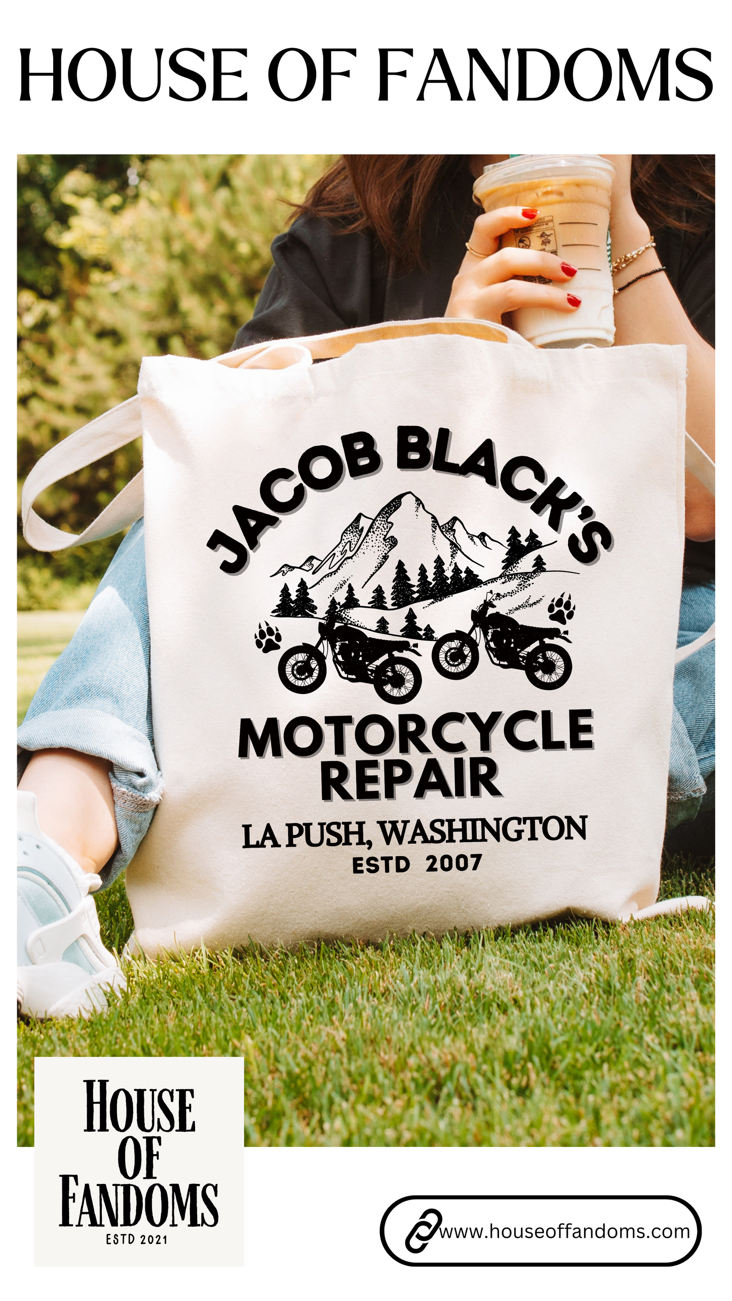 Twilight Saga Movie Tote Bag - Jacob Black