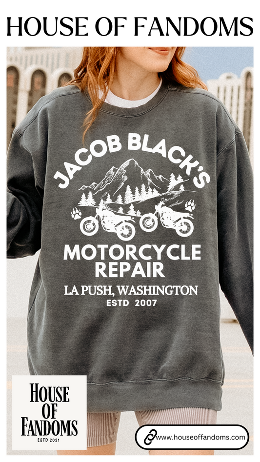 Comfort Colors® Twilight Saga Movie Book Sweatshirt - Jacob Black