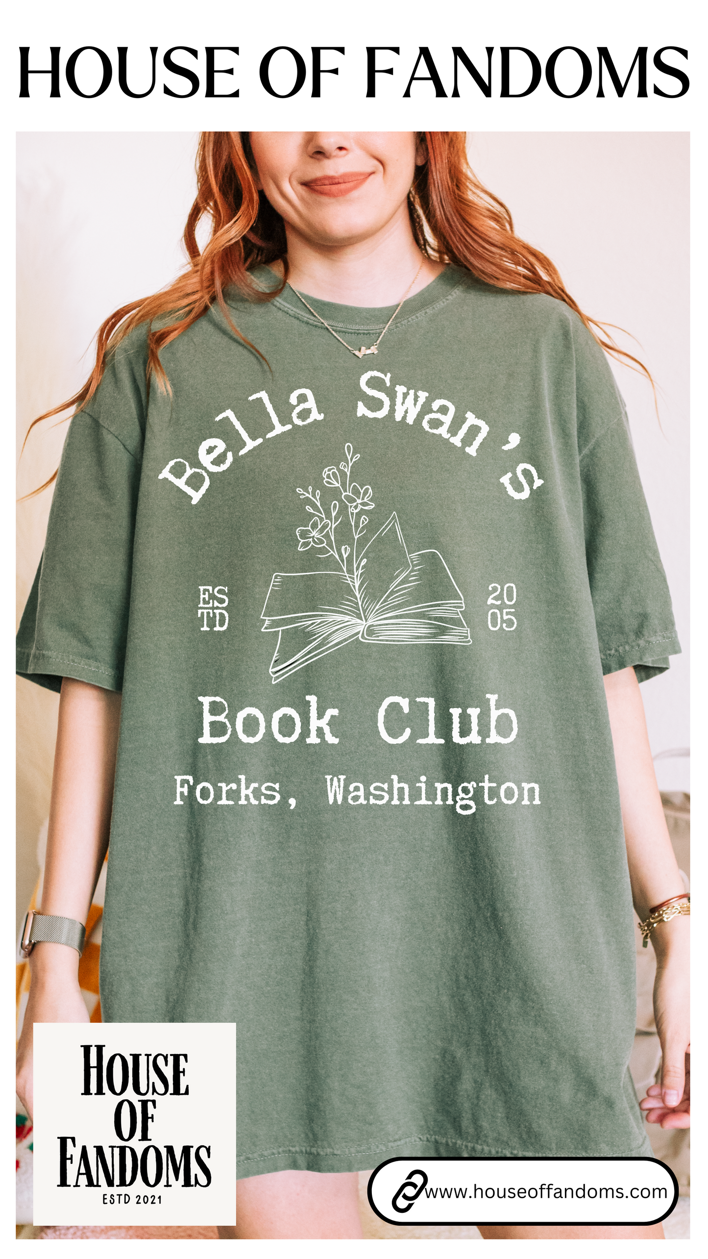 Comfort Colors® Twilight Saga Movie Book Shirt - Bella Swan Book Club