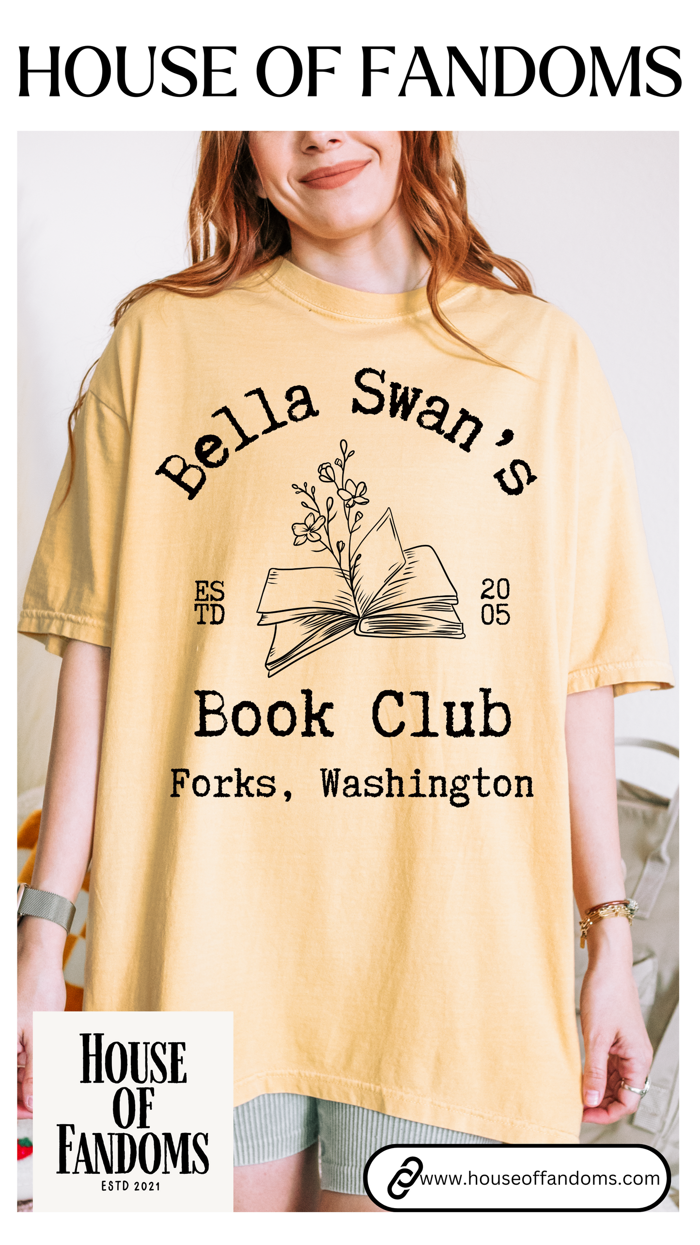 Comfort Colors® Twilight Saga Movie Book Shirt - Bella Swan Book Club