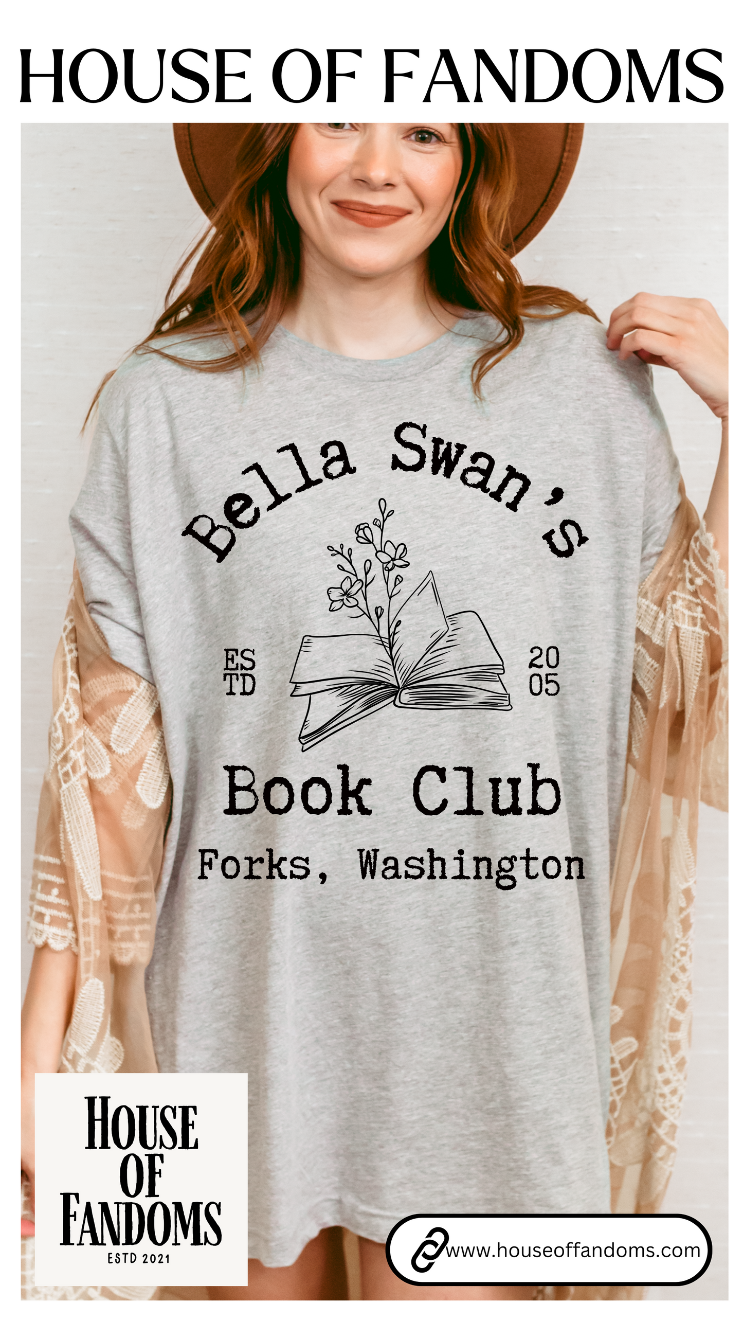 Twilight Saga Movie Book Shirt - Bella Swan's Book Club