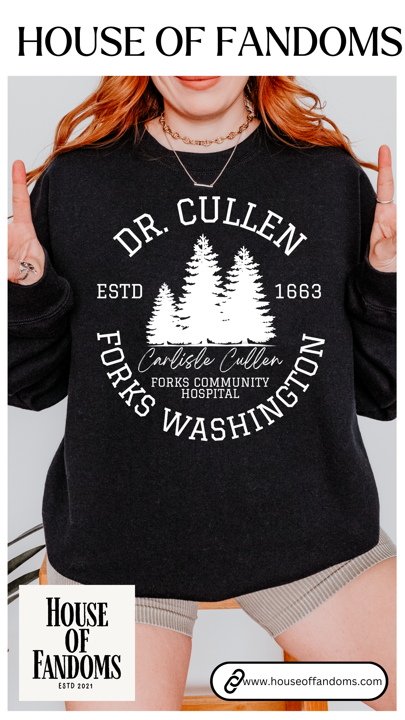 Twilight Saga Movie Sweatshirt - Dr. Carlisle Cullen