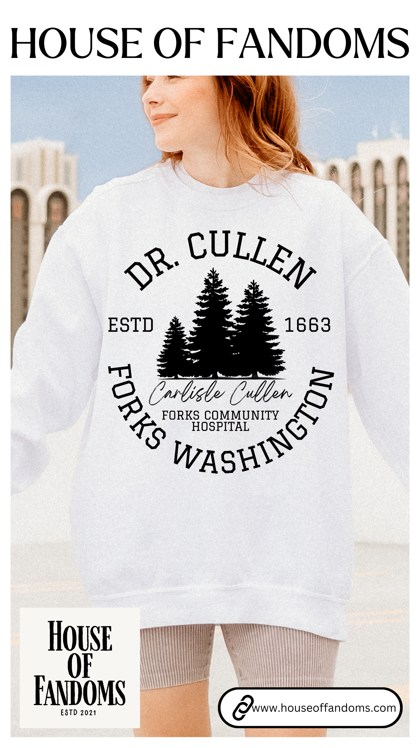 Comfort Colors® Twilight Saga Movie Book Sweatshirt - Dr. Carlisle Cullen