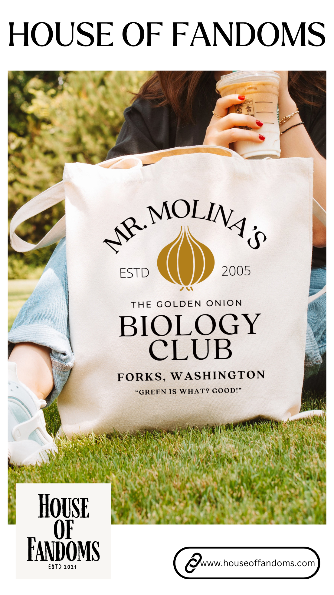 Twilight Saga Movie Tote Bag - Mr. Molina Biology Club