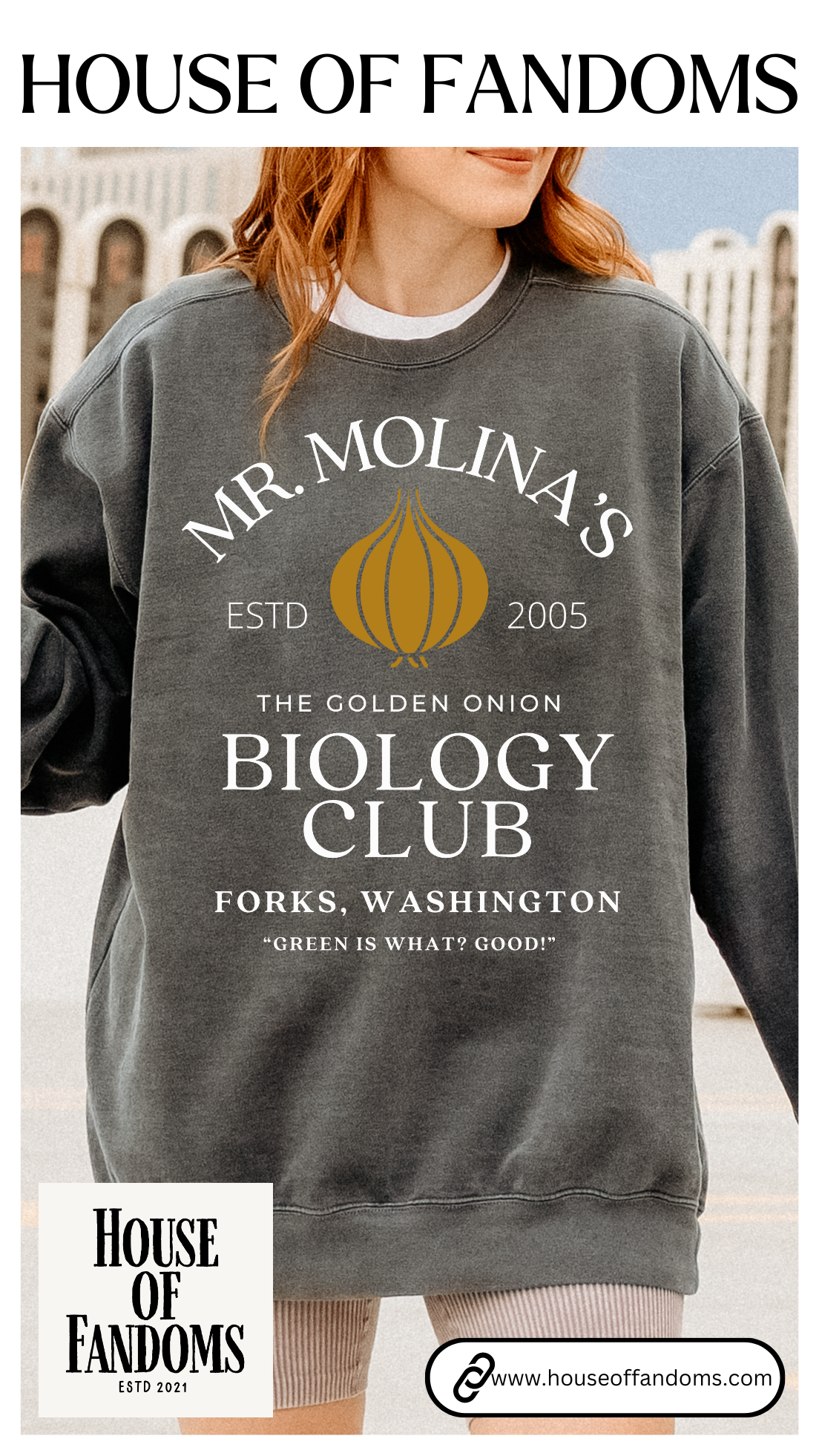 Comfort Colors® Twilight Saga Movie Book Sweatshirt - Mr Molina Biology Club