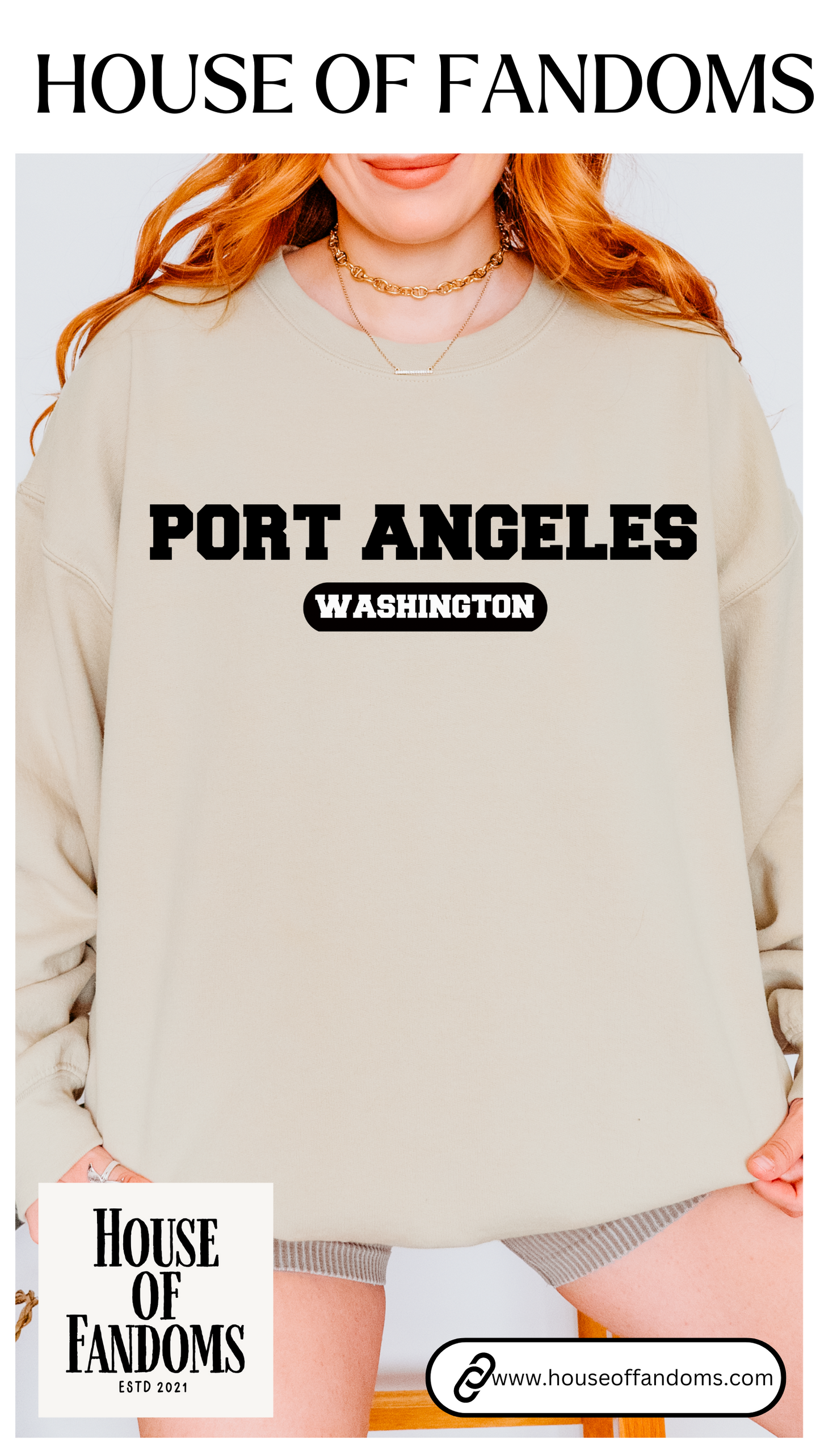 Twilight Saga Movie Sweatshirt - Port Angeles