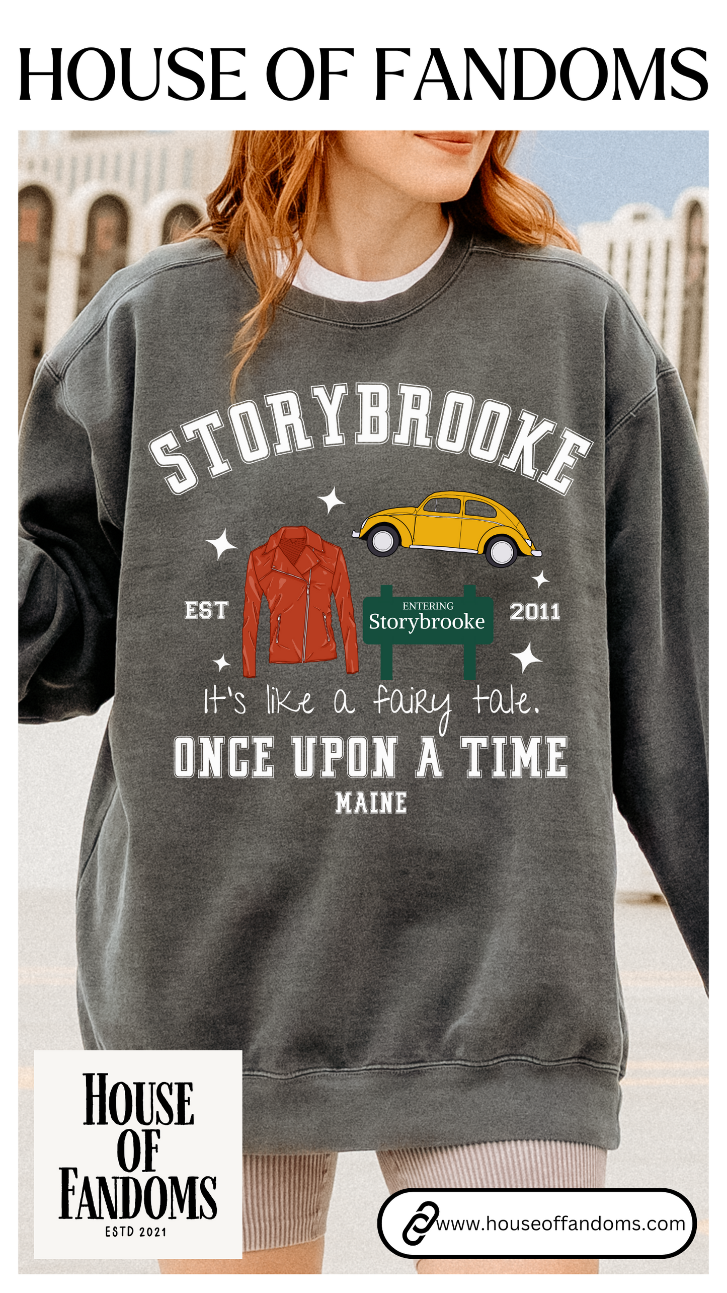 Comfort Colors® Once Upon a Time TV Show Sweatshirt